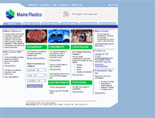 Tablet Screenshot of maineplastics.com